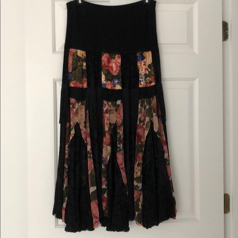Delah Mc Kay elastic waistband Maxi Skirt